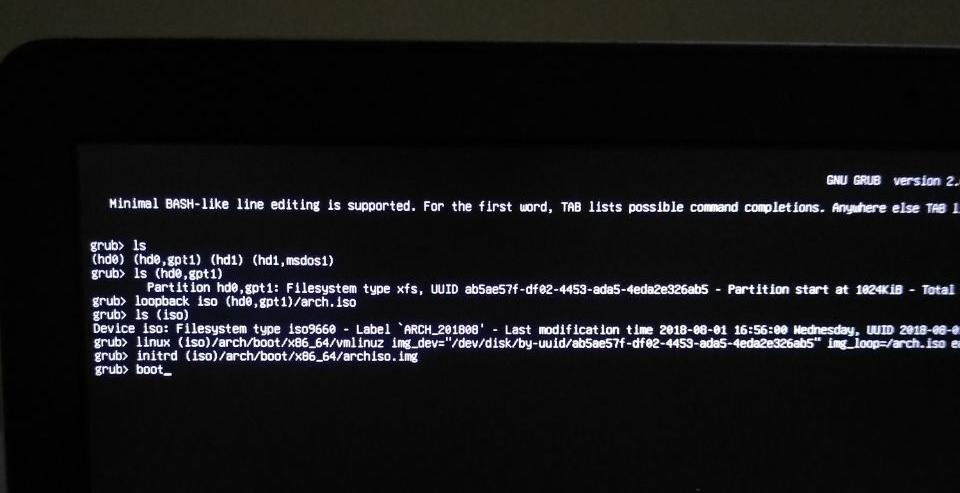 Boot iso